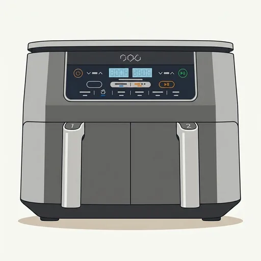 Ninja DZ201 Foodi 8-Quart 6-in-1 DualZone 2-Basket Air Fryer