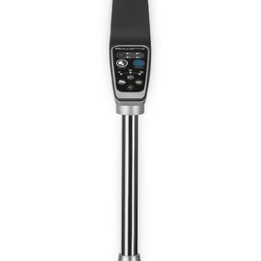 Rowenta Pedestal Fan, 53 Inches, Ultra Quiet Oscillating Fan for Bedroom, Portable, 5 Speeds, Refresh Up to 23-Feet, Silver, Indoor, VU5670