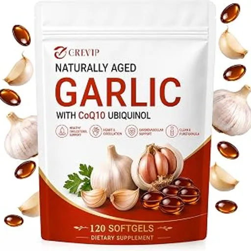 Aged Odorless Garlic Extract Softgels Natural Aged Garlic Supplements 120Ct