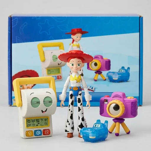Mattel Disney Pixar Toy Story 5 Action Figures Multipack, Playscale 7 Inch Posable Movie Accurate Toys Jessie & Double a Team (Amazon Exclusive)