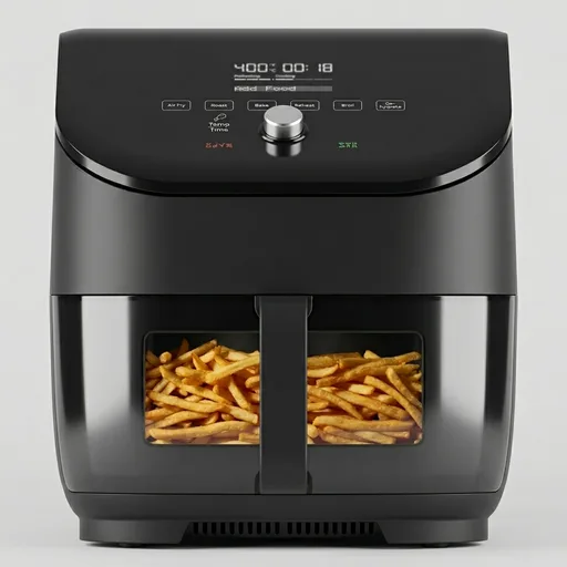 Instant Pot Vortex Plus Clear 6QT Cook Air Fryer, Clear Windows, Custom Program Options, 6-in-1 Functions, Crisps, Broils, Roasts, Dehydrates, Bakes, Reheats, from the Makers of Instant Pot, Black