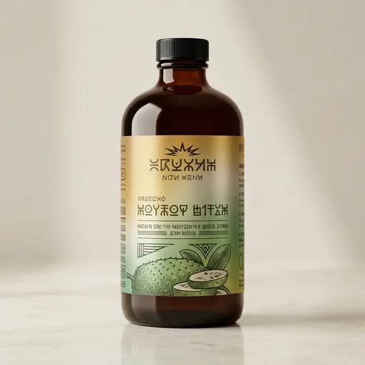 Serene Herbs Soursop Bitters Liquid with Soursop Leaves for Gut Cleanse, Detox & Immune Boost with Black Seed, Moringa, Irish Moss, Ashwaganda, Turmeric, 16 fl oz (16 Fl, Soursop)