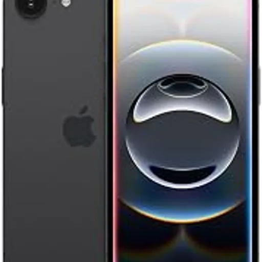 Amazon RenewediPhone 16e, 128GB, Black - Unlocked (Renewed)
