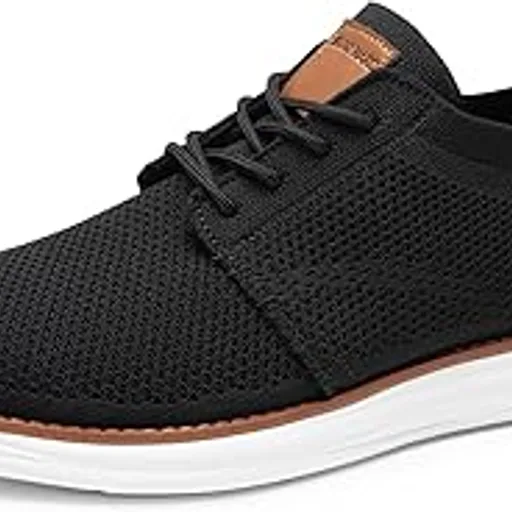 Bruno MarcMen's KnitFlex Breeze Casual Dress Sneakers