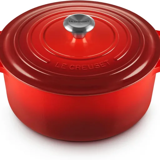Le Creuset Enameled Cast Iron Round Dutch Oven, 7.25 qt., Cerise