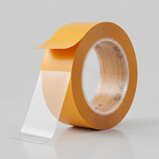 Ultra-Thin Clear Double Sided Tape Heavy Duty 2-Inch x 50 Feet Two Sides Strong Stick Mounting Adhesive Tape for Arts & Crafts, Fix Carpet, Women Clothes, Woodworking, Anti Cat Scratch, Sewing Project