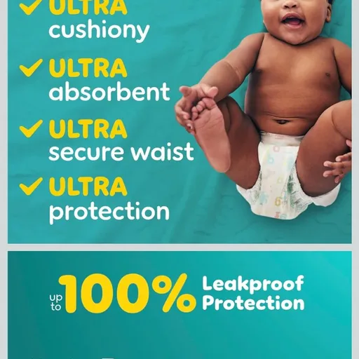 Pampers Diapers - Baby Dry - Size 3, 168 Count, Absorbent Disposable Infant Diaper (Packaging May Vary)