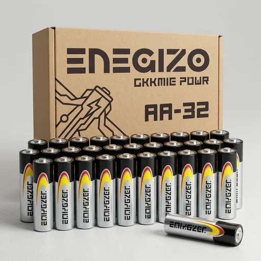 Energizer AA Batteries Alkaline Power, 32 Count Alkaline Double A Battery Pack