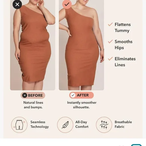 SHAPERMINT High-Waisted Shapewear Tummy Control Shorts