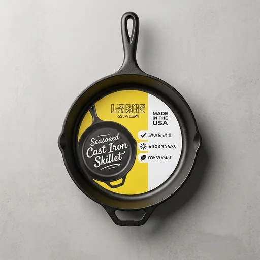 Lodge Seasoned Cast Iron Skillet