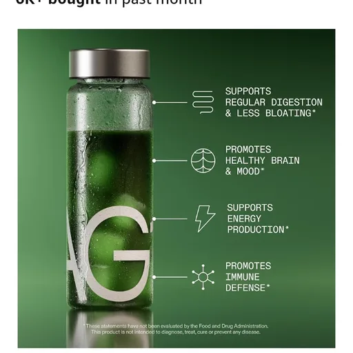 AG1 Athletic Greens Superfood and Probiotic, 75 Vitamins, Travel Pack 14ct