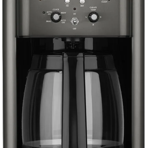 Cuisinart 12 Cup Brew Central Maker Coffee Maker, Black Stainless Steel, DCC-1200BKSNAS