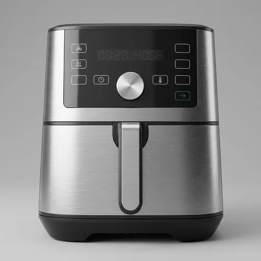 Instant Pot 6QT VORTEX Plus Air Fryer, 6-in-1, Air Fry, Broil, Dehydrate, Crisp, Roast, Reheat, Bake, Dishwasher-Safe Airfryer basket, from the Makers of Instant Pot, Stainless Steel