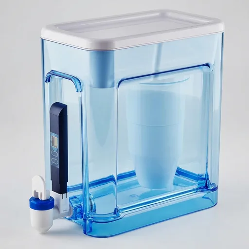 ZeroWater 22-Cup 5-Stage Water Filter Dispenser with Instant Read Out - 0 TDS for Improved Tap Water Taste - IAPMO Certified to Reduce Lead, Chromium, and PFOA/PFOS