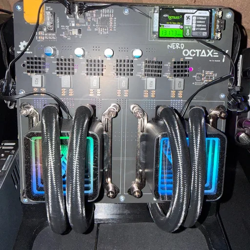 NerdOCTAXE Rev3.1 Bitcoin Miner