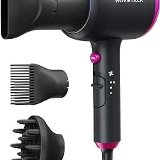 Wavytalk Blown Away Ionic Hair Dryer with Diffuser for Curly Hair