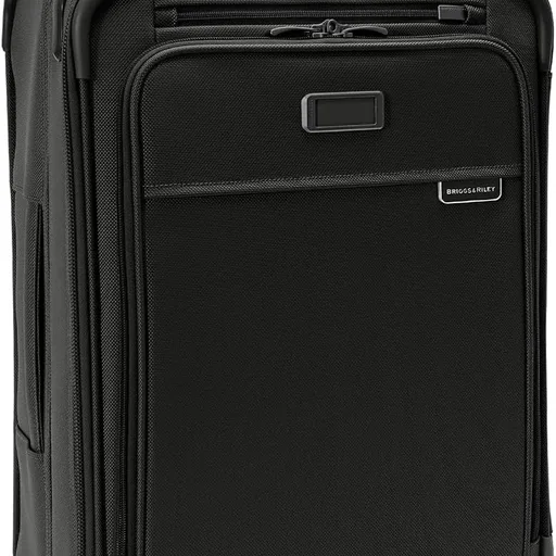 Briggs & Riley Baseline Essential Softside Carry-On Spinner Luggage, Black