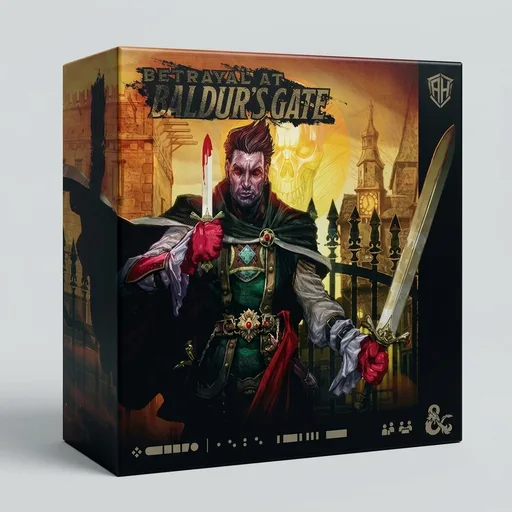 Avalon Hill Betrayal Age 12+ at Baldur's Gate Modular Board Game - Hidden Traitor Fantasy D&D Game for Ages 12 and Up