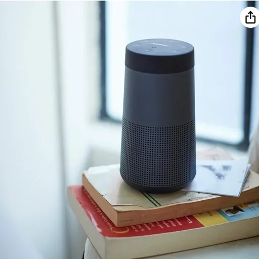 Bose The SoundLink Revolve, The Portable Bluetooth Speaker with 360 Wireless Surround Sound, Triple Black
