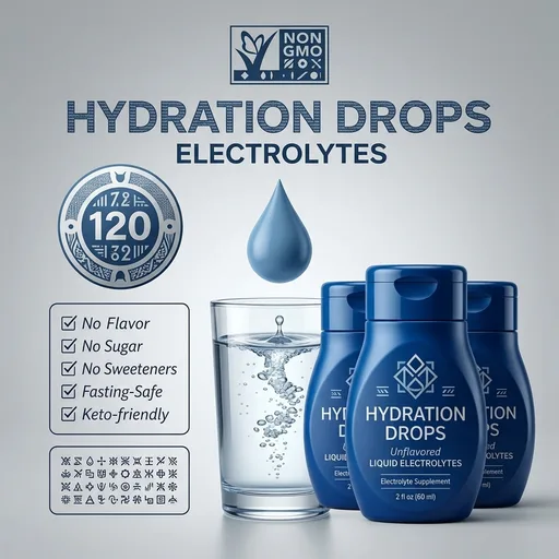 Buoy Electrolyte Drops | 120 Servings | No Sugar, No Sweeteners | 87+ Trace Minerals, Vitamins & Antioxidants | Subtle Mineral Taste | Hydration Supplement - Unflavored 3 Pack