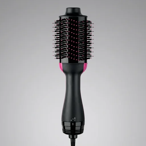REVLON One-Step Volumizer Hair Dryer and Styler, 2.8" Barrel, Black | Salon Quality Blowout Brush for Damp to Dry Hair, 3 Heat Settings, Best for Medium to Long