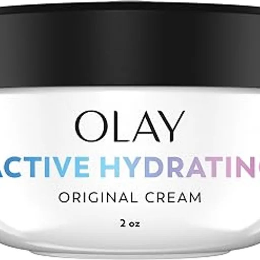 Olay Active Hydrating Face Cream, 48-Hour Hydration, Anti-Aging Face Cream for Fine Lines & Wrinkles, Oil-Free, 2.0 fl oz