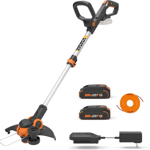 WORX WG163 20V 2-in-1 Cordless String Trimmer & Electric Lawn Edger