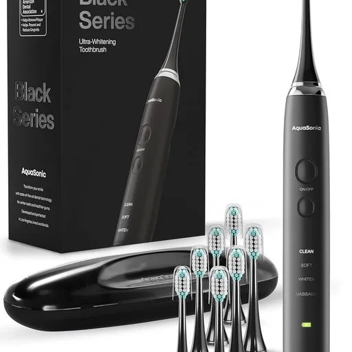 Aquasonic Black Series Ultra Whitening Toothbrush