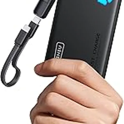 INIU 10000mAh 45W Fast Charging Portable Charger, Smaller Travel Power Bank