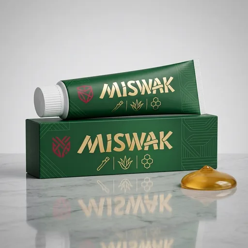 Organic Miswak Herbal Whitening Toothpaste