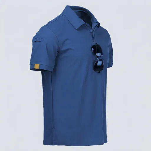ZITY Mens Polo Shirt Short Sleeve Sports Tactical T-Shirt Athletic Golf Polos Daily Casual Stylish Collared Shirts for Men