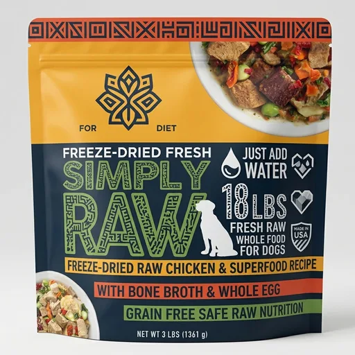 Nature's Diet Simply Raw® Freeze-Dried Raw Whole Food Meal