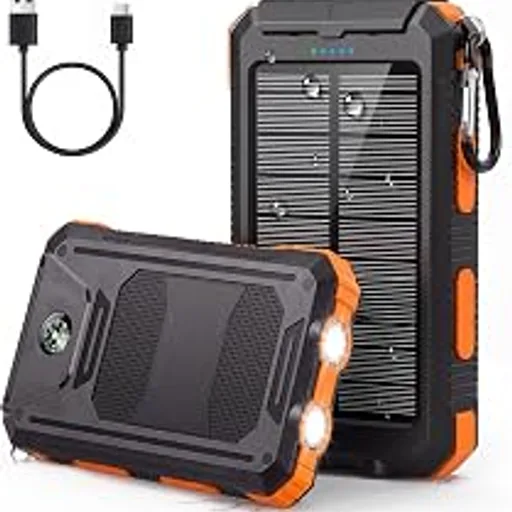 36800mAh Solar Power Bank