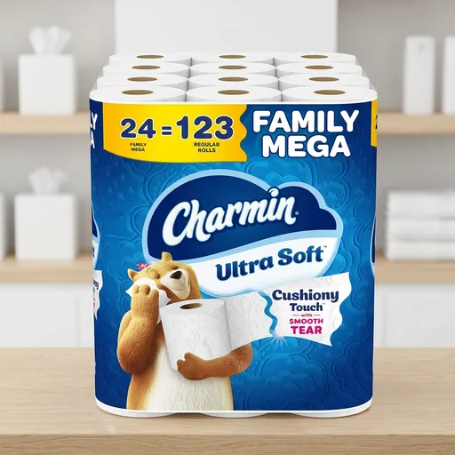 Charmin Ultra Soft Cushiony Touch Toilet Paper