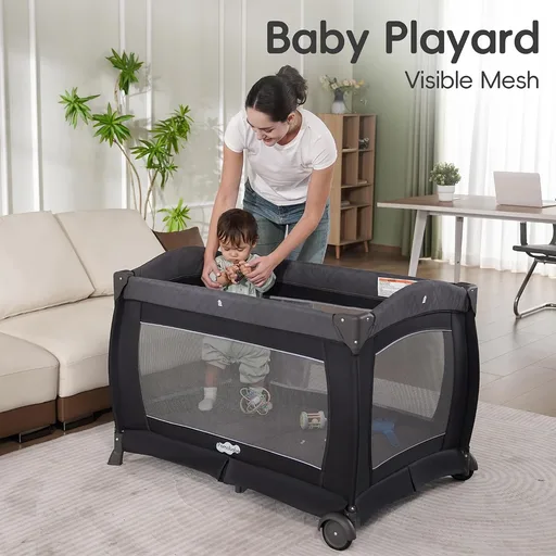 Pamo Babe 4-in-1 Baby Playard