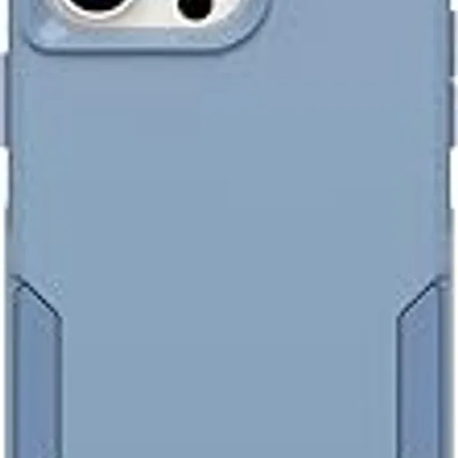 OtterBoxiPhone 15 Pro MAX (Only) Commuter Series Case - Crisp Denim (Blue), Slim & Tough, Pocket-Friendly, with Port Protection