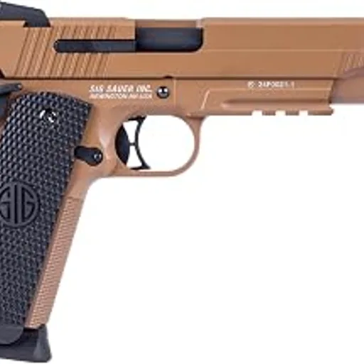 Sig Sauer1911 Emperor Scorpion CO2-Powered Air Pistol | 4.5mm Steel BB Caliber Semi-Auto Gun with 17rd BB Mag, CO2 Cartridges Not Included