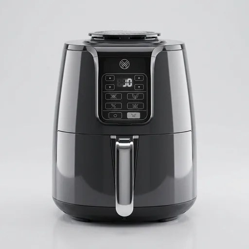 Ninja Air Fryer, 4 Qt Capacity, 4-in-1 Crisp, Roast, Reheat, and Dehydrate, Dishwasher Safe Parts, 105°F-400°F, 1550 Watt, Grey, AF101 | Crisps, roasts, reheats, dehydrates, 1550W, High-gloss finish, Fits 2 lbs fries, Dishwasher-safe