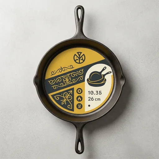 Lodge Pre-Seasoned Cast Iron Skillet, PFAS-Free, 10.25 Inches