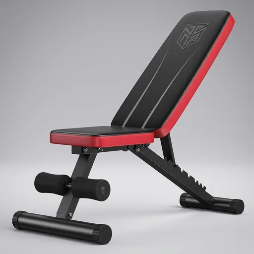 Chest Shoulders Arms, Compact and Foldable Strength Bench for Small Space Apartment Room