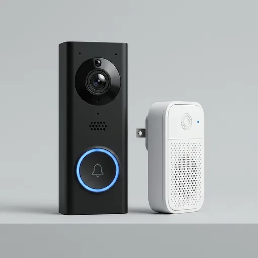 Orbitell 1080p Wireless Wi-Fi Video Doorbell Camera with Two Way Audio, Night Vision, Cloud Storage, Smart AI Motion Detection, Support 2.4GHz Wi-Fi only