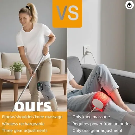 3-in-1 Cordless Knee Massager