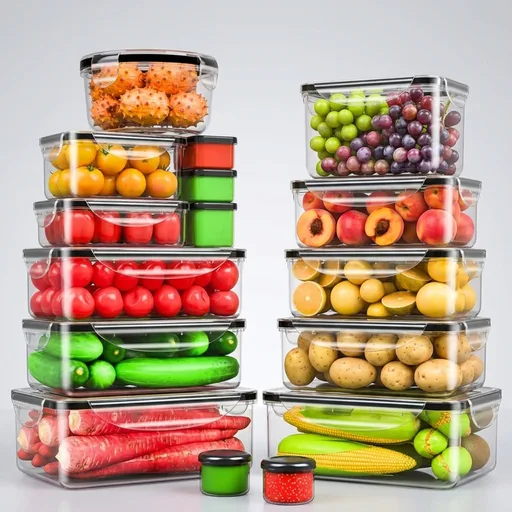 62 Pcs Large Food Storage Containers with Lids Airtight,Total 656OZ(31 Containers &31 Lids), Reusable BPA-Free Plastic Food Container for Kitchen Organization, Leakproof Meal-Prep Containers for Lunch