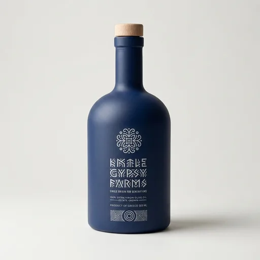 High Mountain Organic EVOO from Little Gypsy Farms | Extra Virgin Olive Oil from a Single Estate in Greece | First Cold-Pressed | High Polyphenols & Amino Acids | Non-GMO | 500ml