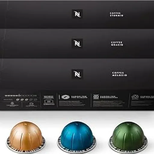 NespressoCapsules Vertuo, Variety Pack, Medium and Dark Roast Coffee, 30 Count Coffee Pods, Brews 7.8 oz.