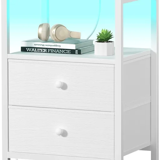 BOLUO White Nightstand