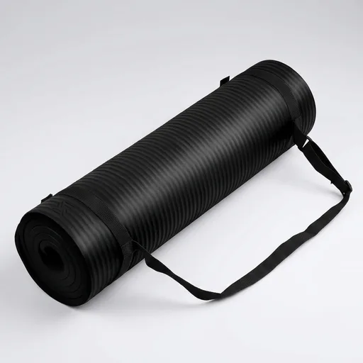 Fitvids Yoga Mat, 1/2-Inch Extra Thick High Density Exercise Mat, Anti-Tear Exercise Yoga Mat with Carrying Strap, Suitable for Various Yoga Exercises