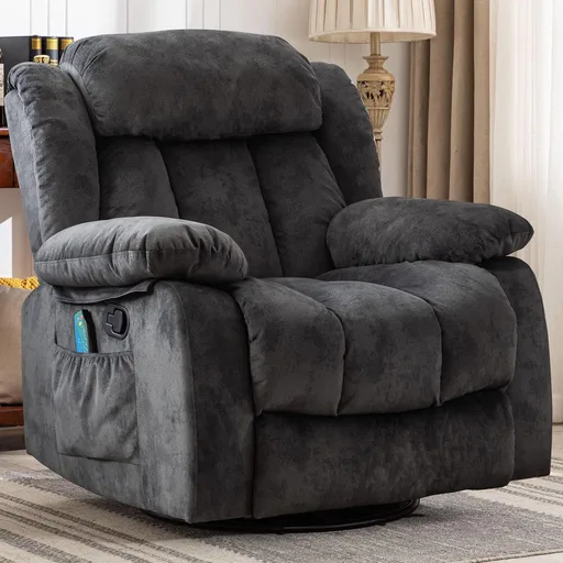 CANMOV Massage Swivel Rocker Recliner Chair