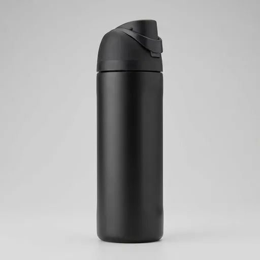 Owala FreeSip Insulated Stainless Steel Water Bottle with Straw, BPA-Free Sports Water Bottle, Great for Travel, 24 Oz, Very, Very Dark