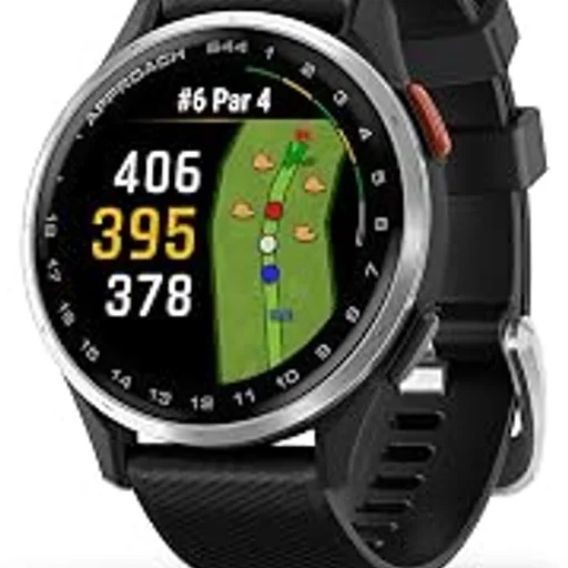 GarminApproach® S44, Golf GPS Smartwatch, 43mm, Black